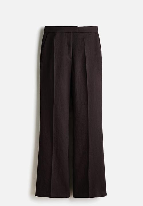 H&M - Bootcut tailored trousers - dark brown