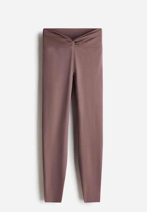 H&M - Sports leggings with softmove™ - light truffle
