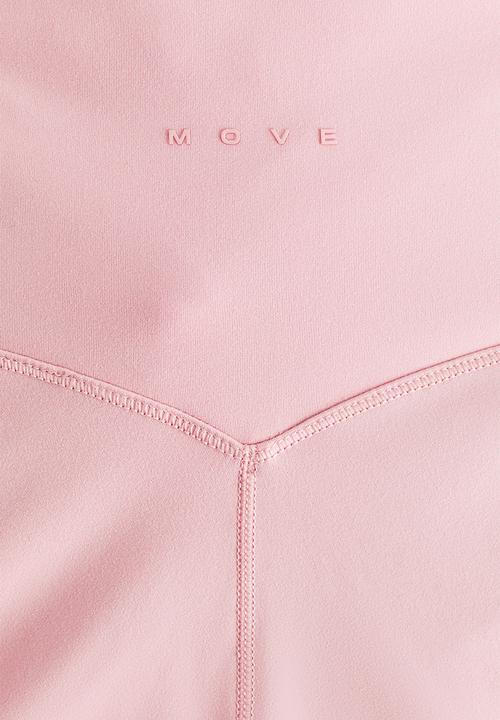 H&M - Sports leggings with softmove™ - mid blush pink