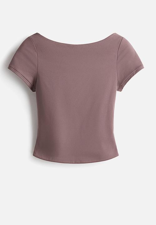H&M - Sports top with softmove™ - light truffle