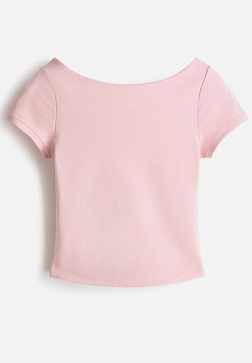 H&M - Sports top with softmove™ - mid blush pink