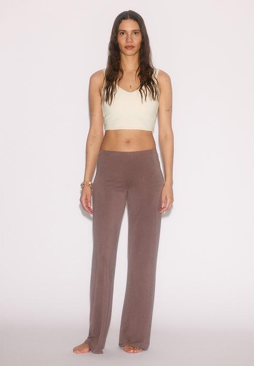 H&M - Twist-detail vest top with softmove™ - ivory