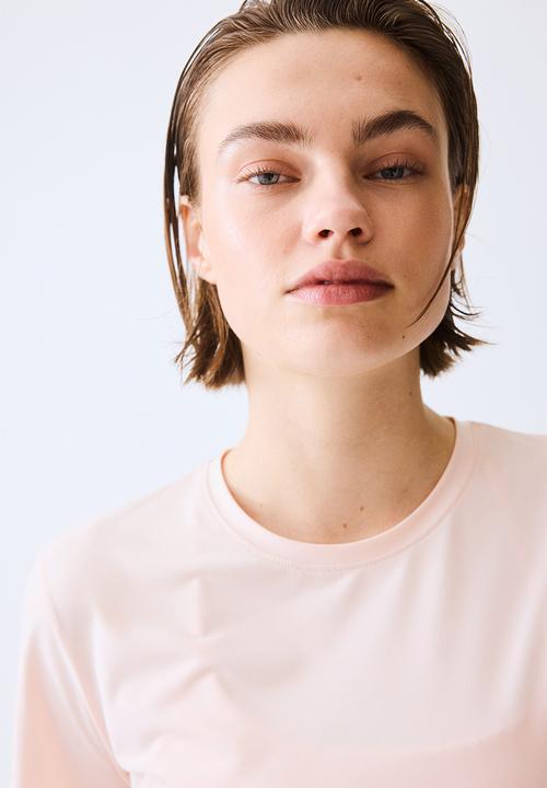 H&M - Cooling running t-shirt with drymove. - powder pink