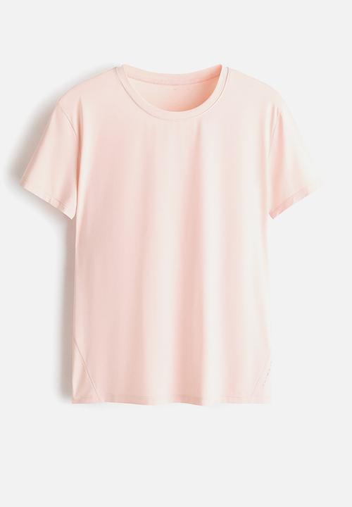 H&M - Cooling running t-shirt with drymove. - powder pink