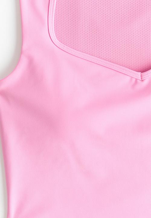 H&M - Sports vest top with sculptmove. - candy pink
