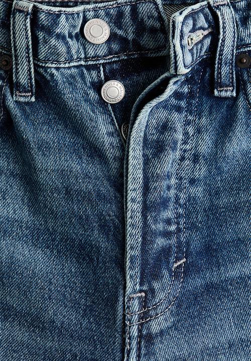 H&M - Straight high waist ankle jeans - denim blue