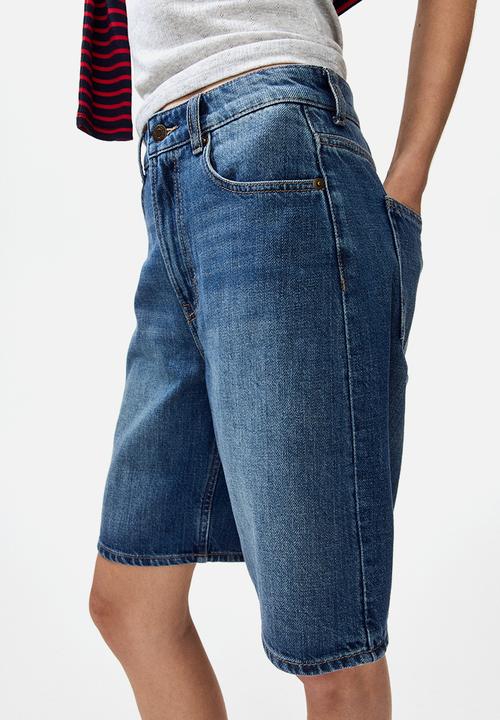 H&M - Denim bermuda shorts - denim blue