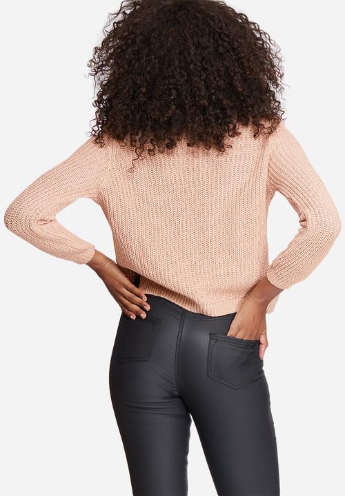 Missguided - Side split roll neck knit