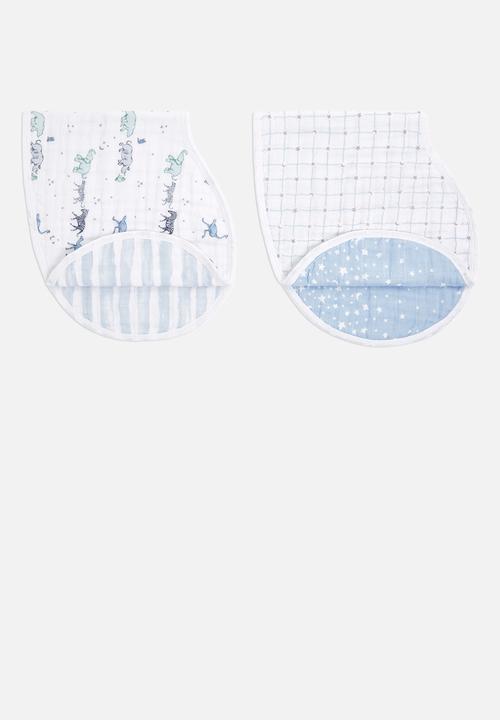 Aden & Anais - Burby Bibs Cotton Muslin 2Pk - Rising Star 2-Pack