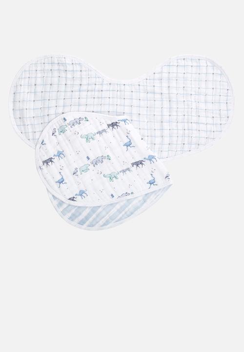 Aden & Anais - Burby Bibs Cotton Muslin 2Pk - Rising Star 2-Pack