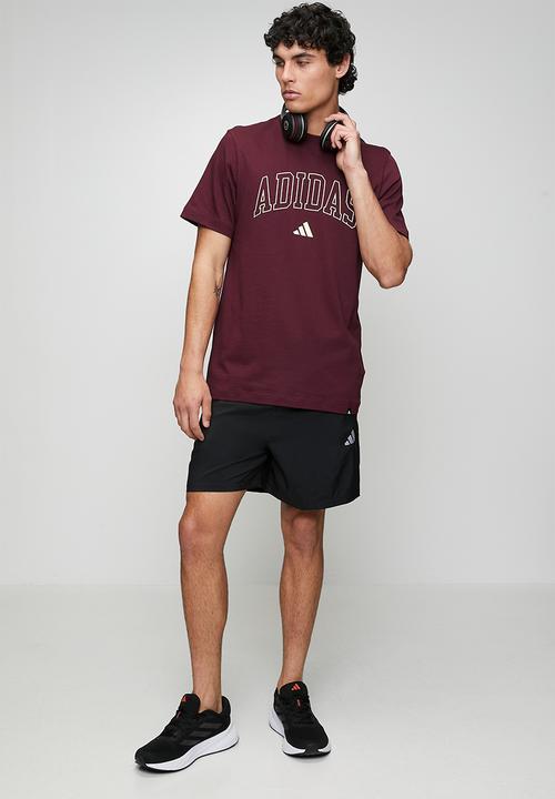 adidas Performance - COLLEGIATE Tee  - maroon