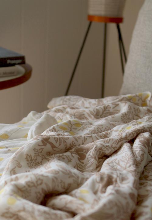 Aden & Anais - Dream Blanket Silky Soft - Natural Woodland
