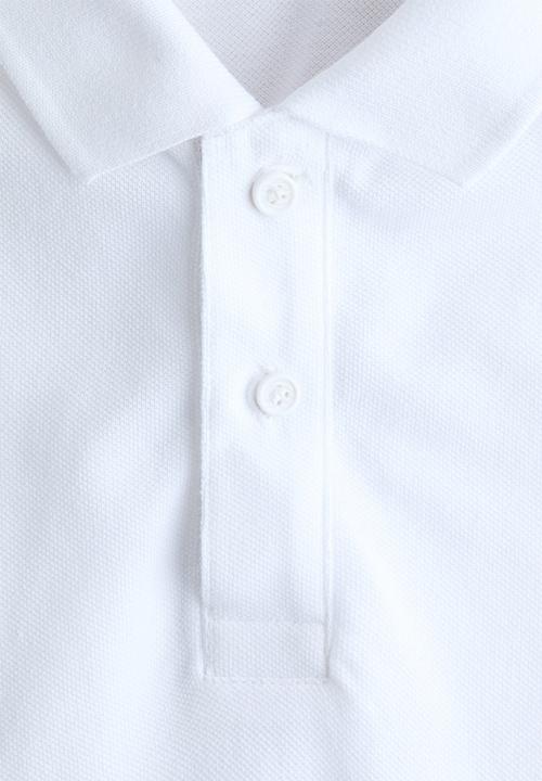 H&M - Cotton piqu? polo shirt - white
