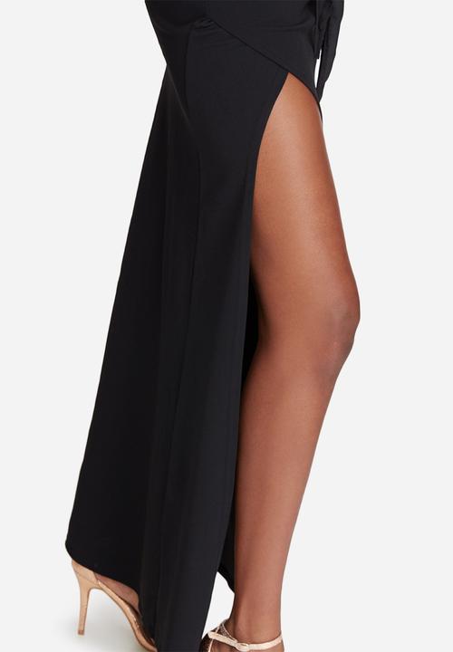 Missguided - Stretch crepe split side maxi skirt