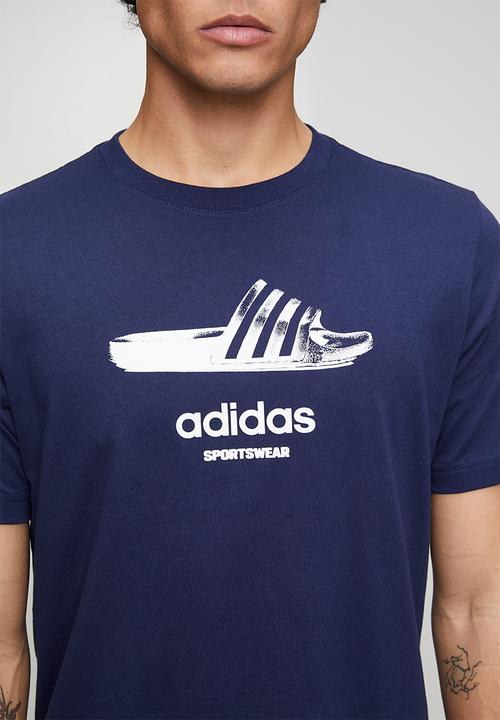 adidas Performance - Small LogoIDE ILL Tee  - dark blue