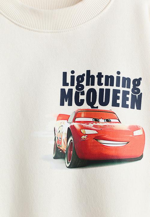 H&M - Printed sweatshirt - cream/cars