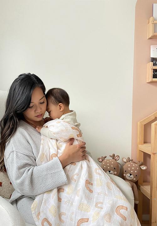 Aden & Anais - Large Swaddles Cotton Muslin 4Pk - Keep Rising 4-Pack