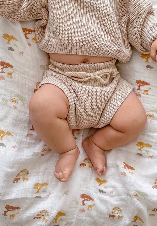Aden & Anais - Large Swaddles Cotton Muslin 4Pk - Keep Rising 4-Pack