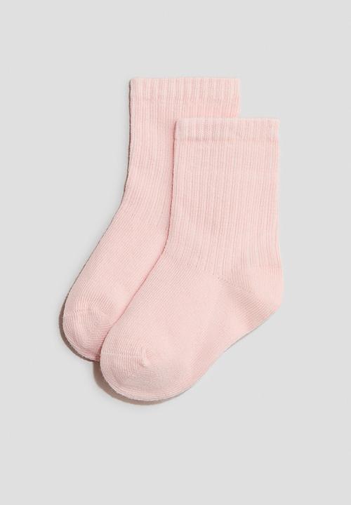 H&M - 5-pack socks - light pink/cream