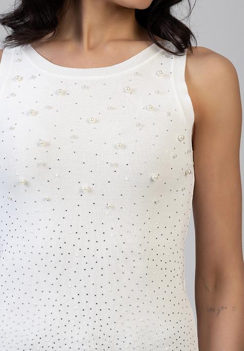 SISSY BOY - Cut Me Loose Knit Top - Off White