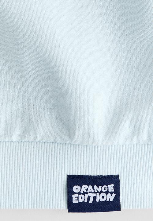 H&M - Printed sweatshirt - light blue/juice vibes