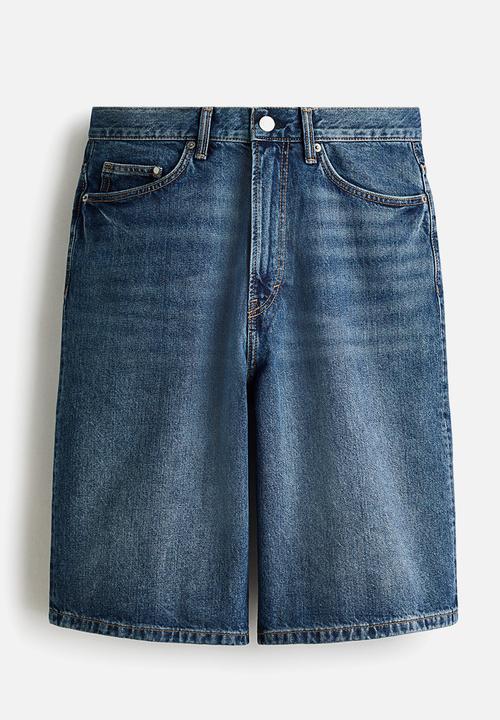 H&M - Baggy denim shorts - denim blue