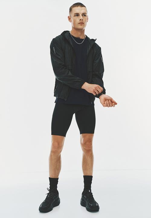 H&M - Mesh sports T-shirt with drymove - dark blue