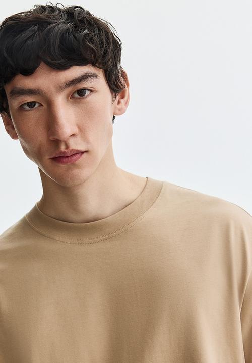 H&M - Relaxed fit T-shirt - beige