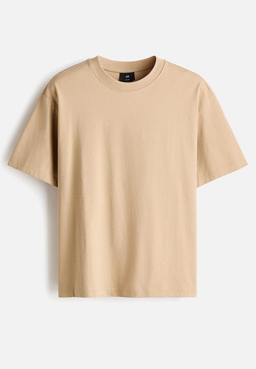 H&M - Relaxed fit T-shirt - beige