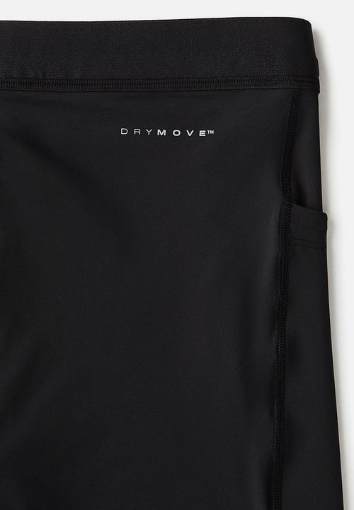 H&M - Pocket-detail running tights with drymove™ - black