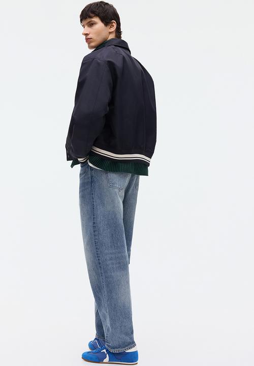 H&M - Baseball jacket - navy blue/nyc
