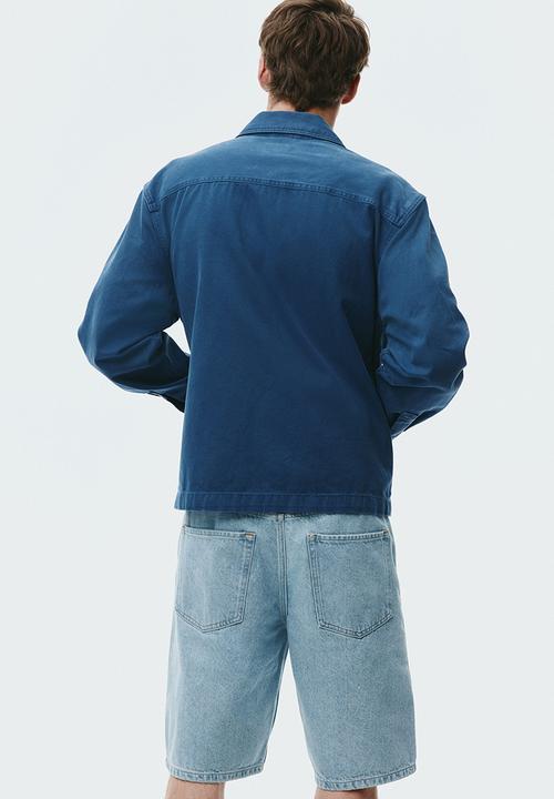 H&M - Relaxed fit denim shorts - light denim blue