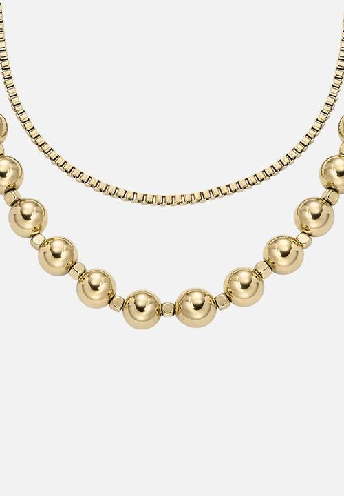 Fossil - Fossil JA7248710 Necklace - Gold