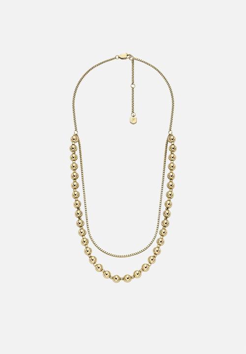 Fossil - Fossil JA7248710 Necklace - Gold
