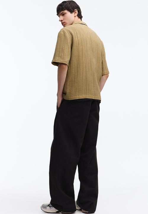 H&M - Relaxed fit resort shirt - beige