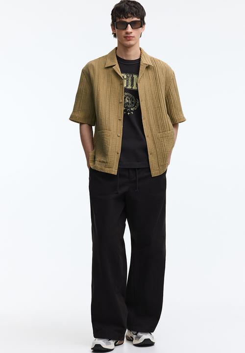 H&M - Relaxed fit resort shirt - beige