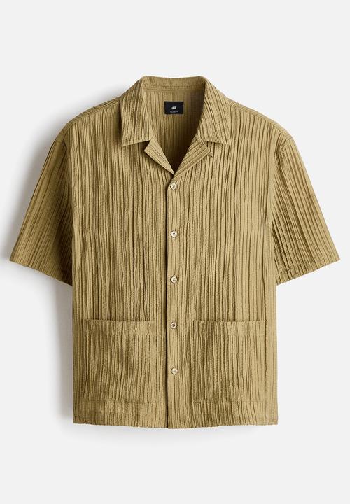H&M - Relaxed fit resort shirt - beige