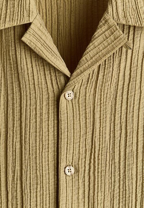 H&M - Relaxed fit resort shirt - beige
