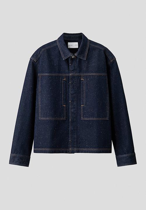H&M - H&M Atelier: Denim overshirt - dark denim blue