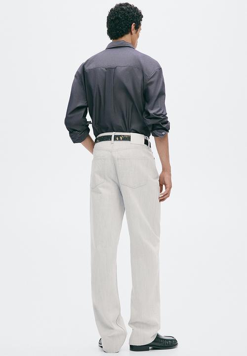 H&M - H&M Atelier: Regular jeans - denim white
