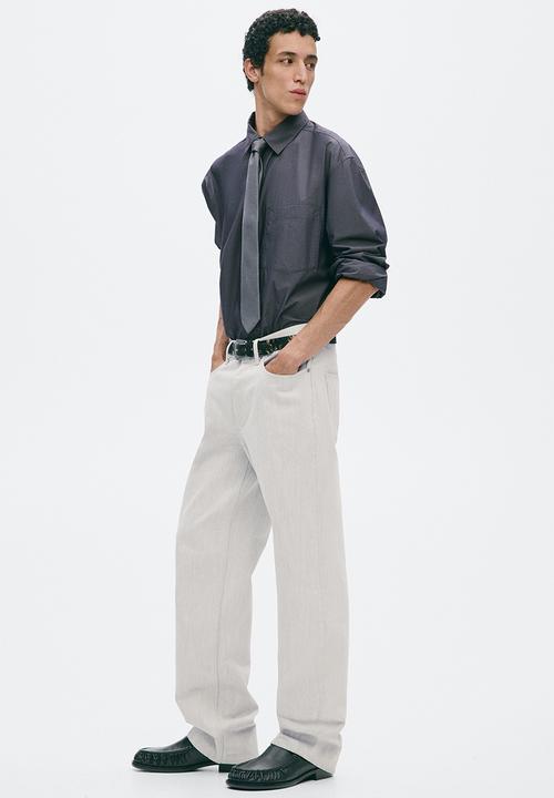 H&M - H&M Atelier: Regular jeans - denim white