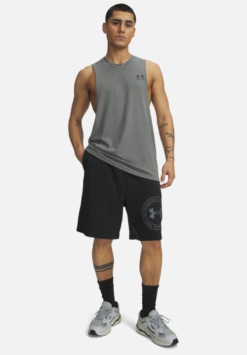 Under Armour - UA Rival LW Graphic Shorts - Black /  / Black