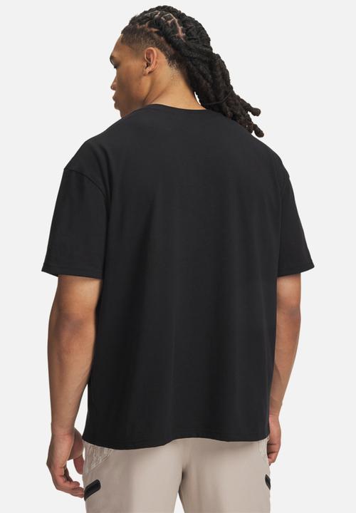 Under Armour - UA Heavyweight Metal Logo S/S Tee - Black