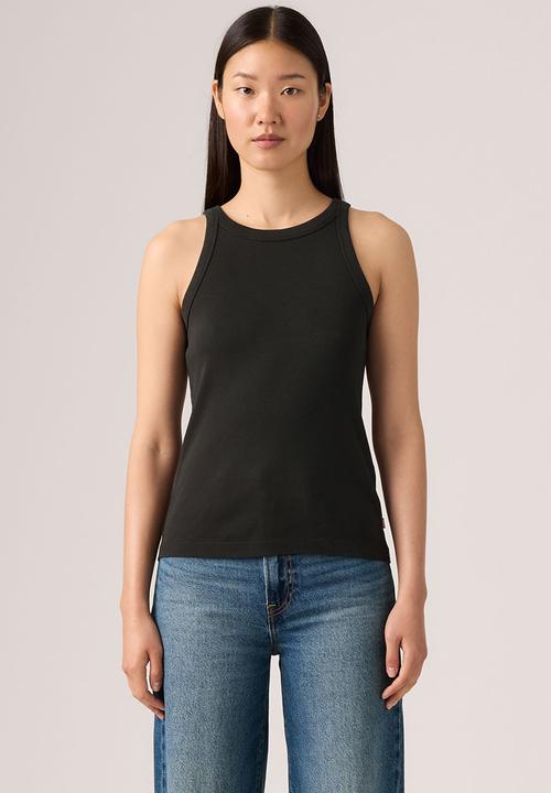 Levi’s® - Essential Racer Tank - Caviar Rib