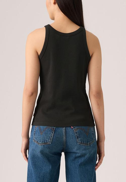 Levi’s® - Essential Racer Tank - Caviar Rib