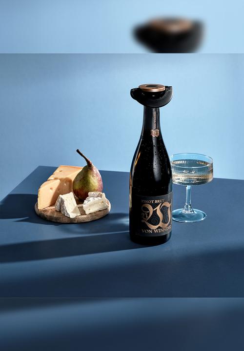 Adhoc - Adhoc Gusto Champagne stopper, Black & Gold