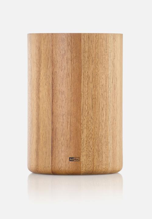 Adhoc - Adhoc Vine Wine and champagne cooler Acacia and Stainless Steel