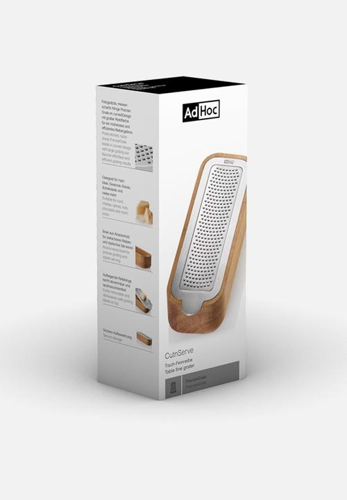 Adhoc - Adhoc Table fine grater CutnServe, Stainless Steel