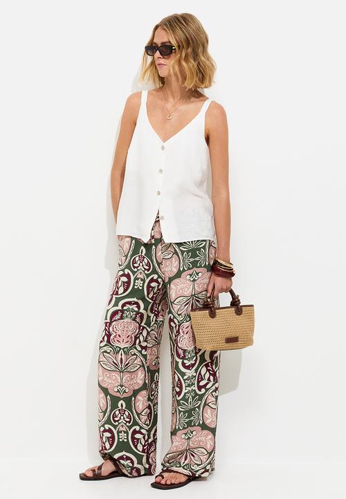 New Look - Alison kiki btn cami - off white