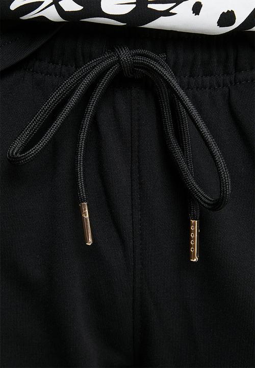 Steve Madden - Ladies molly wideleg jogger - black